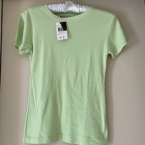 Michael Stars light green SS Tee, One size , NWT